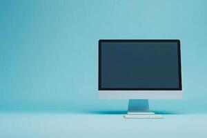 Professional Desktop Computer Mockup photo