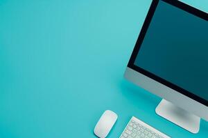 Sophisticated Desktop Computer Mockup photo