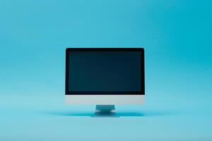 High Quality Desktop Computer Mockup photo
