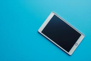 Tablet Mockup Background with a  and ist Design photo