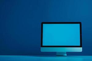 High Tech Desktop Computer Mockup in a   with  Features photo