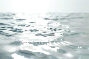Textured Water Surface with Gentle Ripples for a Serene Background photo