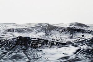Surface of Water with Gentle Ripples and Texture for Background Use photo