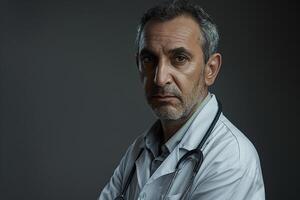 Doctor Deep in Thought Background photo