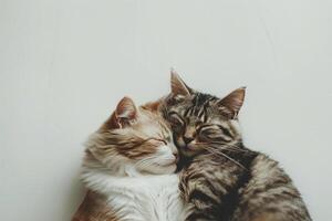 Curious Cats with Playful Expressions in Friendly Home   Background photo
