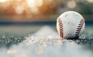 Baseball on a Field photo