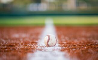 Baseball on a Field photo