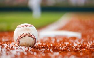 Baseball on a Field photo