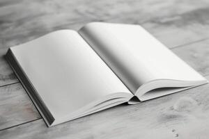 Open Book on Gray Surface photo