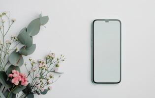 Green Smartphone Camera and Charging Port photo
