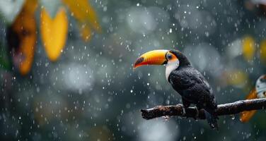 Toucan In The Rain photo
