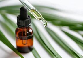 Dropper Bottle Filling With Essential Oil photo