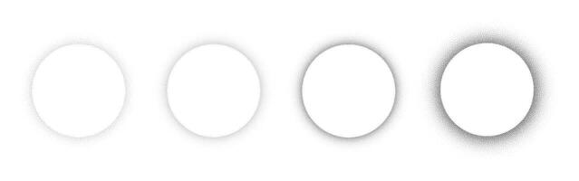 Set of stippling round frames. dotted circles vector