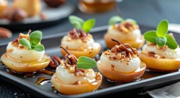 Baked Pears With Pecans and Honey photo
