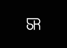 SR logo design. SR RS logo initial letter design. Alphabet letters Initials Monogram logo RS, SR. SR RS logo initial letter design. Initial SR monogram logo concept vector