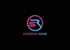 SR logo design. SR RS logo initial letter design. Alphabet letters Initials Monogram logo RS, SR. SR RS logo initial letter design. Initial SR monogram logo concept vector