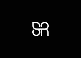 SR logo design. SR RS logo initial letter design. Alphabet letters Initials Monogram logo RS, SR. SR RS logo initial letter design. Initial SR monogram logo concept vector