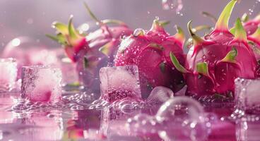 Dragon Fruit in Ice photo
