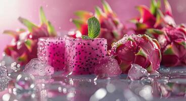 Dragon Fruit in Ice photo