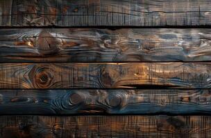 Close Up of Weathered Wooden Planks photo