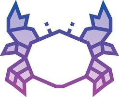 crab illustration, icon or symbol vector