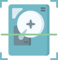 disk illustration, icon or symbol vector