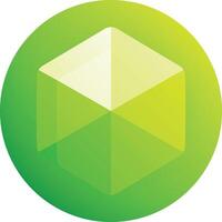 cube illustration, icon or symbol vector