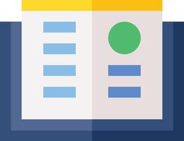 open book illustration, icon or symbol vector