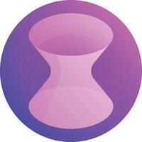 hyperboloid illustration, icon or symbol vector