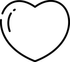 heart illustration, icon or symbol vector