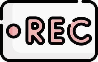 rec illustration, icon or symbol vector