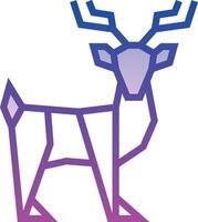 reindeer illustration, icon or symbol vector