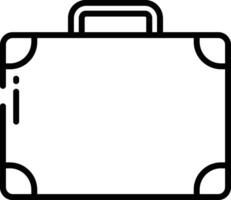 suitcase illustration, icon or symbol vector