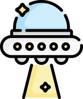 alien spaceship illustration vector