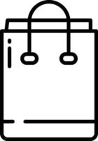 shopping bag icon illustration vector