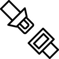 seat belt illustration, icon or symbol vector