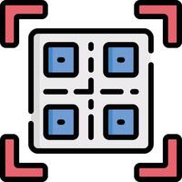 qr code illustration, icon or symbol vector