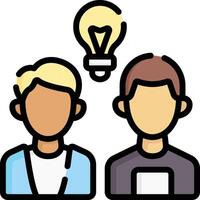 idea illustration, icon or symbol vector