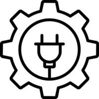 setting illustration, icon or symbol vector