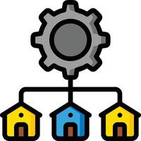 settings illustration, icon or symbol vector