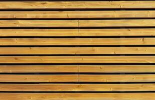 Close Up of Horizontal Wooden Planks With Visible Grain photo