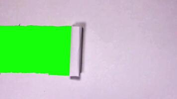 paper cut transitions set gradient color on green screen background video
