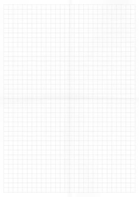 Squared paper sheet with folding effect.