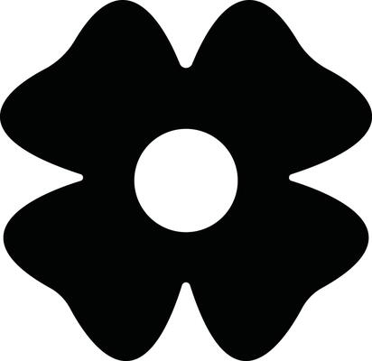 Flowers icon in flat. isolated on Flowers in modern simple. Cute round flower plant nature for apps or web traditional pattern of flowers and leave