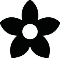 Flowers icon in flat. isolated on Flowers in modern simple. Cute round flower plant nature for apps or web traditional pattern of flowers and leave vector