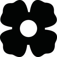 Flowers icon in flat. isolated on Flowers in modern simple. Cute round flower plant nature for apps or web traditional pattern of flowers and leave vector