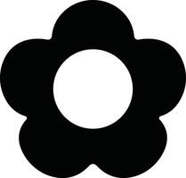 Flowers icon in flat. isolated on Flowers in modern simple. Cute round flower plant nature for apps or web traditional pattern of flowers and leave vector