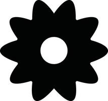 Flowers icon in flat. isolated on Flowers in modern simple. Cute round flower plant nature for apps or web traditional pattern of flowers and leave vector