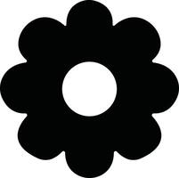 Flowers icon in flat. isolated on Flowers in modern simple. Cute round flower plant nature for apps or web traditional pattern of flowers and leave vector