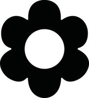 Flowers icon in flat. isolated on Flowers in modern simple. Cute round flower plant nature for apps or web traditional pattern of flowers and leave vector
